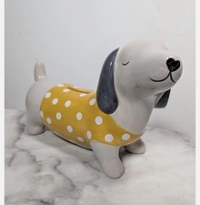 Dachshund Ceramic Money Box