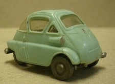 Siku 1960's Plastic HO BMW Isetta Blue Bubble Car (BC)