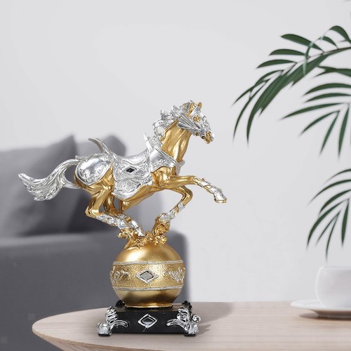 Resin horse ornament - resin, office
