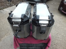 A pair of Kappa K- Venture alloy panniers 37 litre very clean boxes have 2 keys