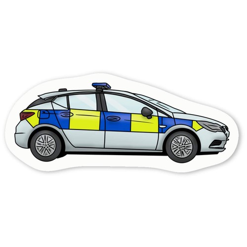 Police car white - police,