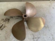 VINTAGE 22 INCH 4 BLADE BRASS