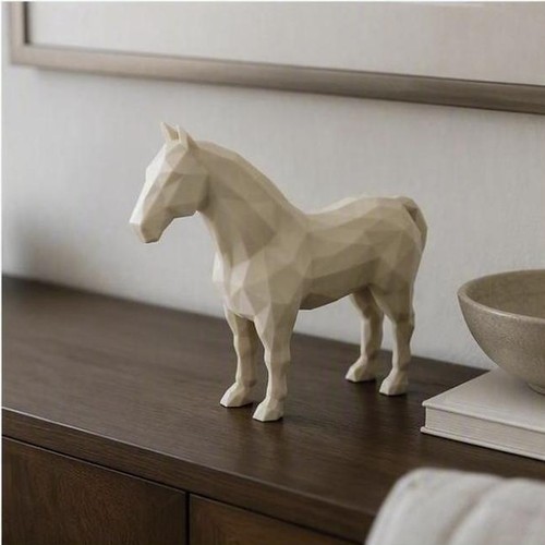 Horse ornament standing - ornament,