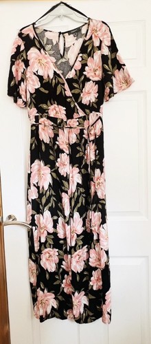 Ladies girls black floral - ladies,