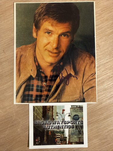 Harrison ford autographed - autographed, 8x10