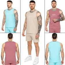 Enzo Mens Vests Sleeveless