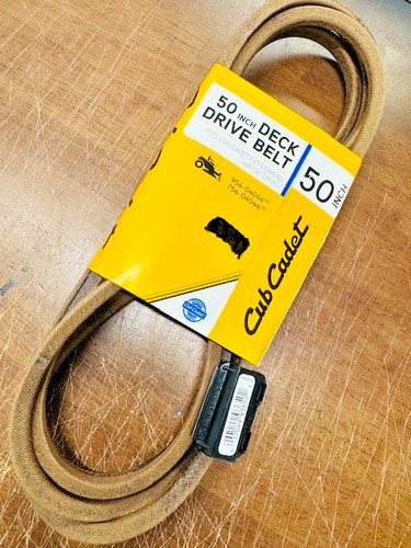 Cub cadet deck drive belt - drive, 50"