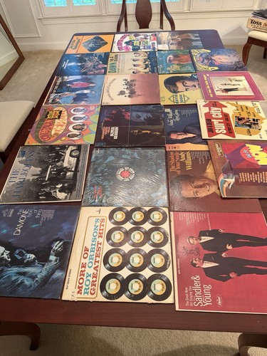 Lot vintage vinyl albums - lot, 22