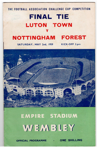 1959 cup final programme - final,