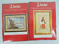 2 x Anchor Counted Cross