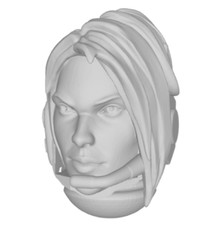 4 Female Heads - 28mm - Ideal