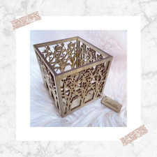 Wooden Tree Lantern, rustic