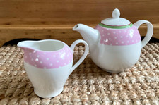 Earl & Wilson Pink White Polka