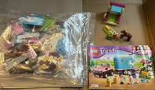 LEGO 3186 HORSE FOAL CARE 2 GREAT COND FRIENDS HORSES CAR  & HORSEBOX EMMA BOWS