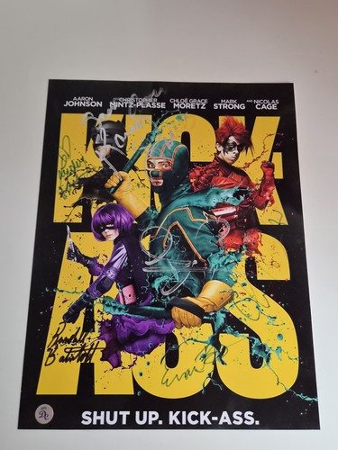 Kick ass cast signed - ass,