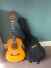 Stagg Handmade 3/4 Size Left Handed Classical Guitar And Carry Bag (By Boston)