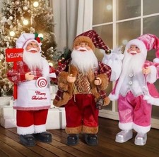 12'' Xmas Standing Santa Claus
