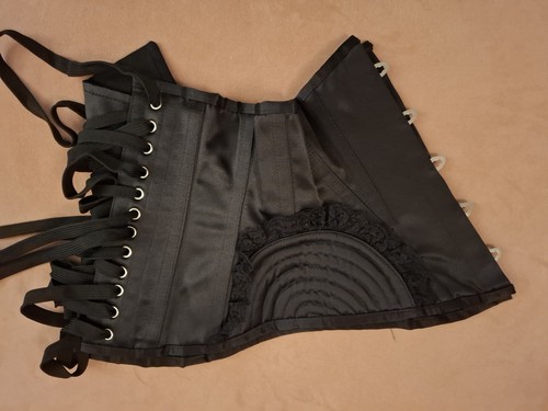 Corset story black burlesque - black,