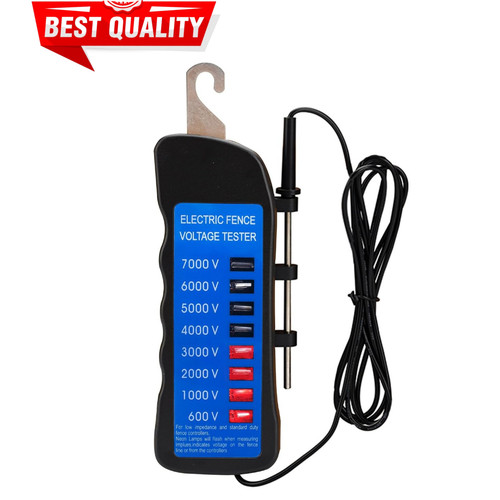 Electric fence voltage tester - fence,