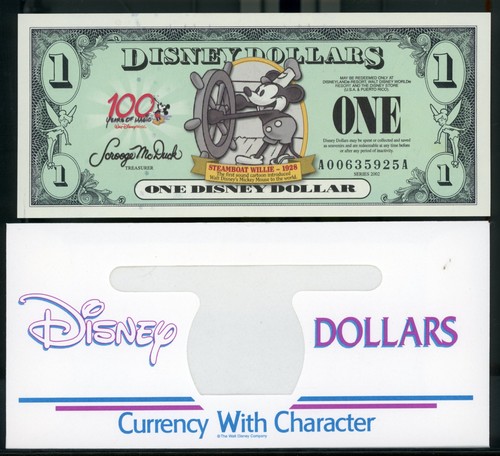 Disney dollar steamboat - -,
