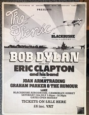 Bob Dylan Eric Clapton picnic