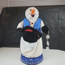 GEMMY SNOWMAN SPINNING SINGING