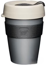 Thermal Vacuum Insulated Coffee Cup 12oz/355ml Plastic Reusable Grey By Keepcup