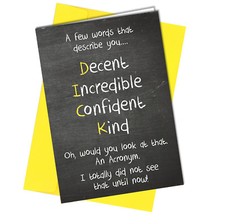 Birthday card adult - card,