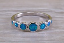 925 Sterling Silver Opal Set