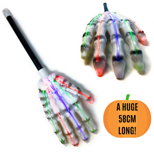 Led light skeleton - light, hand