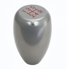 chrome T1 gear shift knob 5 speed red for honda