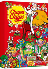 Chupa Chups Advent Calendar 24 Doors, Lollipop Christmas Countdown Gift free shi