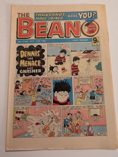 Beano comic 2048 october - no, 2048,