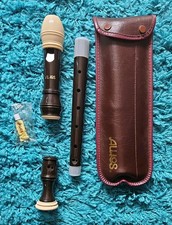 Aulos Alto Treble Recorder in E With Soft Case Model 209 Musical Instrument