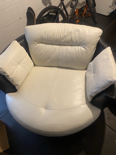 Dfs black and - and, leather