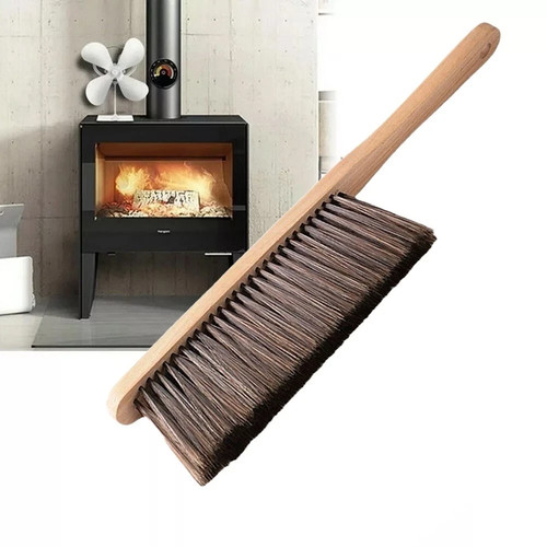 Fireplace brush with ergonomic - brush,