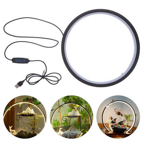 Led light ring waterfall - , ring: