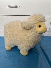 A&A White Cream Wooly Sheep Lamb Soft Toy Plush 12"