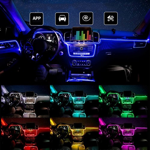 Rgb led car interior fiber - rgb,
