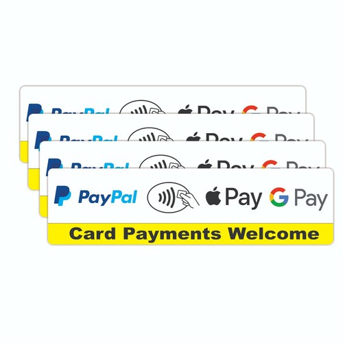 Card payment stickers taxi - payment,