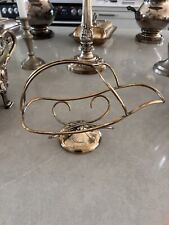 Vintage Italian Silver Plated On Copper Wine  Holder/Wine Pourer