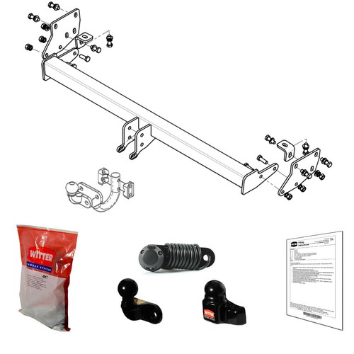 Witter towbar for kia carens - witter,