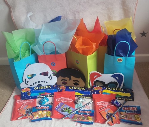 Pre filled party bags with - filled,