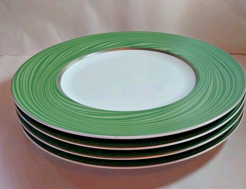 Large bernardaud green - green, wave