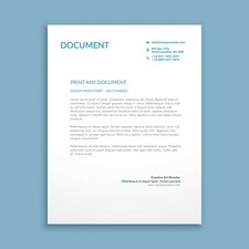 A4 Document Printing Service | Full colour | Letterhead Printing