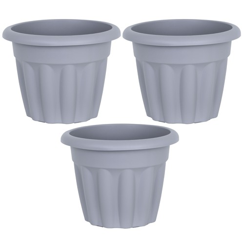 Grey 33cm round - 33cm,
