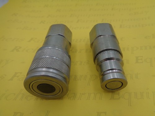 Flat face hydraulic - hydraulic, quick