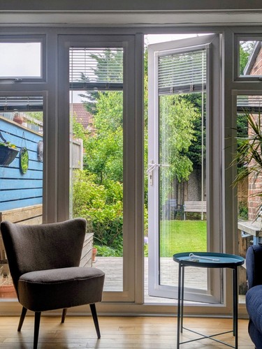 Patio french door breezer - door,