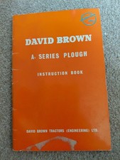 David Brown A Series Plough Instruction Book