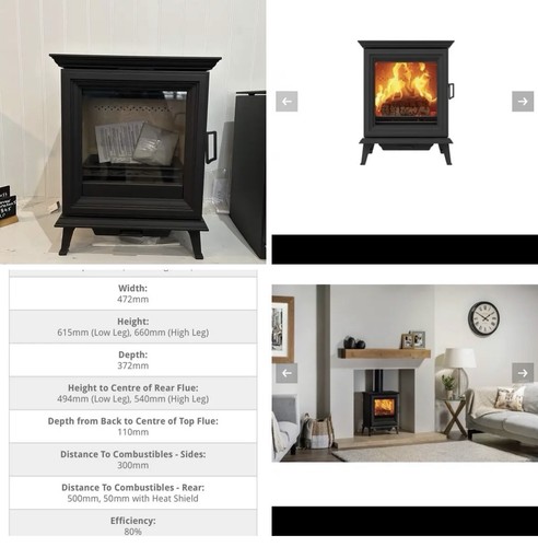 Stovax sheraton 5kw multi - sheraton,